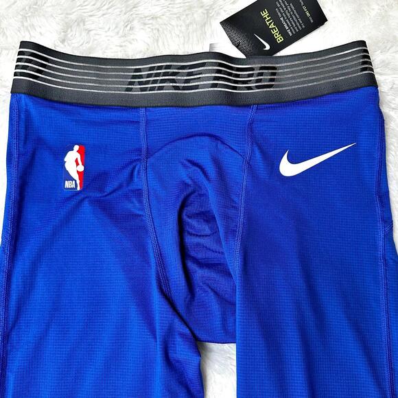 NWT NikePro Breathe Dri Basketball Compression Pants Blue Mens M Tall - Picture 3 of 9